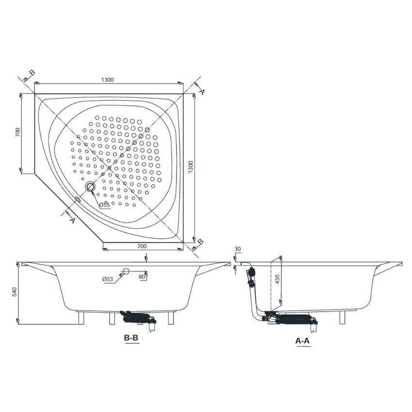 Bồn tắm TOTO PAY1300PE#W TVBF412 DB505R-2B Bồn tắm TOTO PAY1300PE#W TVBF412 DB505R-2B hình ảnh 5