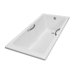 Bồn tắm TOTO PAY1520HV#W TVBF411 nhựa 1m5 tay vịn gồm bộ xả thải