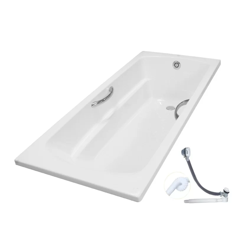 Bồn tắm TOTO PAY1730HV#W TVBF411 nhựa 1m7 tay vịn gồm bộ xả thải 18 Bồn Tắm TOTO PAY1730HV#W TVBF411 - SKU: PAY1730HV/TVBF411