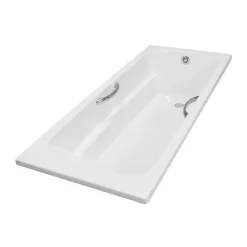 Bồn tắm TOTO PAY1730HV#W TVBF411 nhựa 1m7 tay vịn gồm bộ xả thải