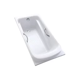 Bồn tắm TOTO PPY1560HPE#P TVBF412 DB505R-2B ngọc trai 1m5 tay vịn gồm bộ xả thải