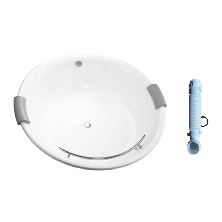 Bồn tắm TOTO PPY1720HPTE#P TVBF412 ngọc trai 1m7 tay vịn gồm ống thải 6 Bồn tắm TOTO PPY1720HPTE#P TVBF412 Ngọc Trai 1m7