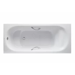Bồn tắm TOTO PPY1750HPE#P DB505R-3B TVBF412 ngọc trai 1m7 tay vịn gồm bộ xả thải