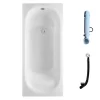 Bồn tắm TOTO PPY1750PE#P DB505R-3B TVBF412 ngọc trai 1m7 gồm bộ xả thải