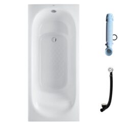 Bồn tắm TOTO PPY1750PE#P DB505R-3B TVBF412 ngọc trai 1m7 gồm bộ xả thải