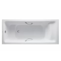 Bồn tắm TOTO PPY1780HPE#P DB505R-3B TVBF412 ngọc trai 1m7 tay vịn gồm bộ xả thải