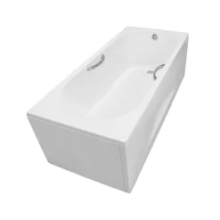 Bồn tắm yếm TOTO PAY1715HVC#W TVBF411 nhựa 1m7 tay vịn gồm bộ xả thải