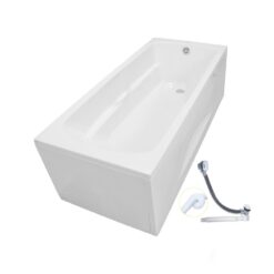 Bồn tắm yếm TOTO PAY1735VC#W TVBF411 nhựa 1m7 gồm bộ xả thải