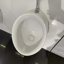 Bồn tiểu nam TOTO U104W/F DU601SRR treo tường kèm van xả nhấn