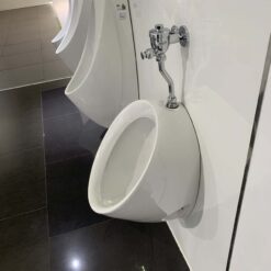 Bồn tiểu nam TOTO U104W/F DU601SRR treo tường kèm van xả nhấn