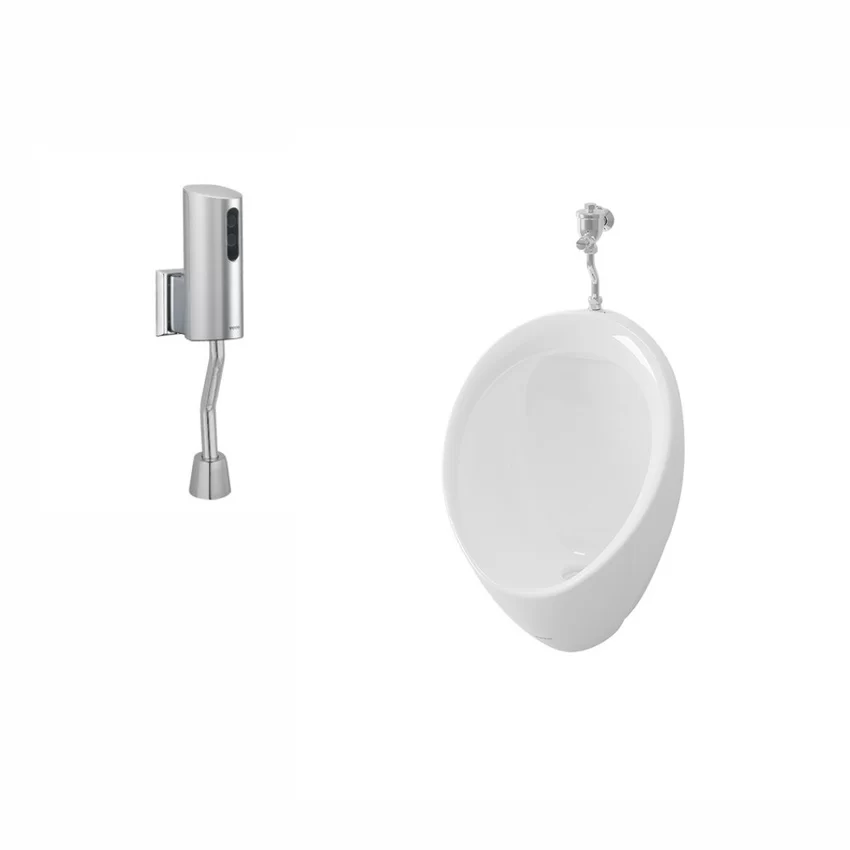Bồn tiểu nam TOTO U104W/F DUE110PSK Bồn tiểu nam TOTO U104W/F DUE110PSK treo tường kèm van cảm ứng
