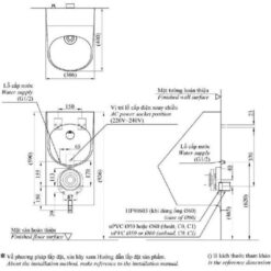 Bồn tiểu nam TOTO USWN925AEV treo tường
