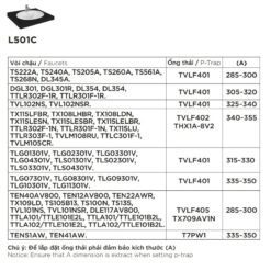 Chậu lavabo dương vành TOTO L501C