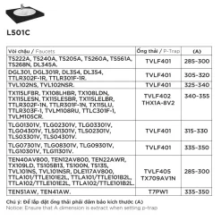 Chậu lavabo dương vành TOTO L501C 12 Chậu lavabo dương vành TOTO L501C