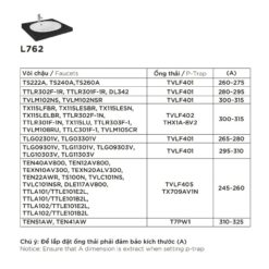 Chậu lavabo dương vành TOTO L762