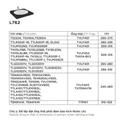 Chậu lavabo dương vành TOTO L762