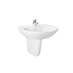 Chậu lavabo treo tường TOTO LHT239CR chân lửng