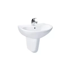 Chậu lavabo treo tường TOTO LHT240CS chân lửng 17 Chậu lavabo treo tường TOTO LHT240CS chân lửng