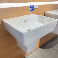 Chậu lavabo treo tường TOTO LHT328C chân lửng 12 Chậu lavabo treo tường TOTO LHT328C chân lửng