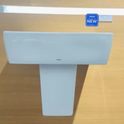 Chậu lavabo treo tường TOTO LHT328C chân lửng 13 Chậu lavabo treo tường TOTO LHT328C chân lửng