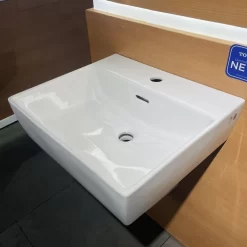 Chậu lavabo treo tường TOTO LHT328C chân lửng 14 Chậu lavabo treo tường TOTO LHT328C chân lửng