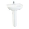 Chậu lavabo treo tường TOTO LPT236CS chân lửng