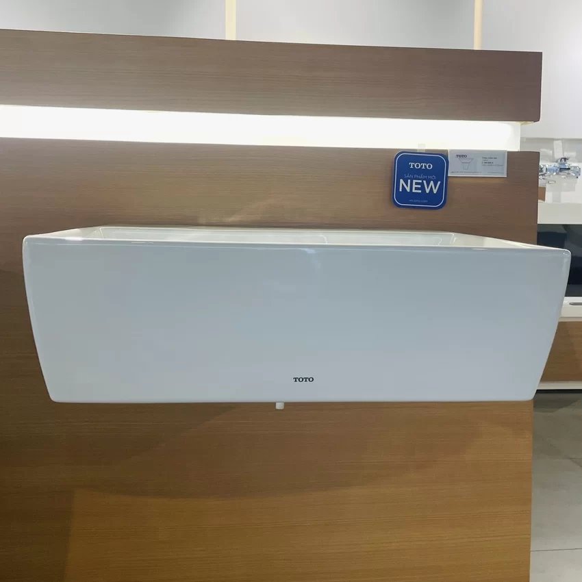 Chậu lavabo treo tường TOTO LT328C 7 Chậu lavabo treo tường TOTO LT328C
