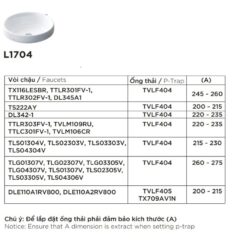 Chậu rửa lavabo đặt bàn TOTO L1704
