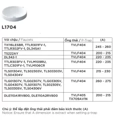 Chậu rửa lavabo đặt bàn TOTO L1704