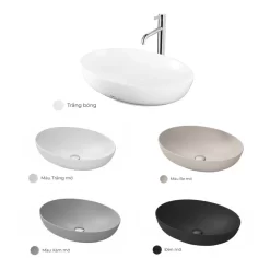 Chậu rửa lavabo đặt bàn TOTO LT1705 19 Chậu rửa lavabo đặt bàn TOTO LT1705