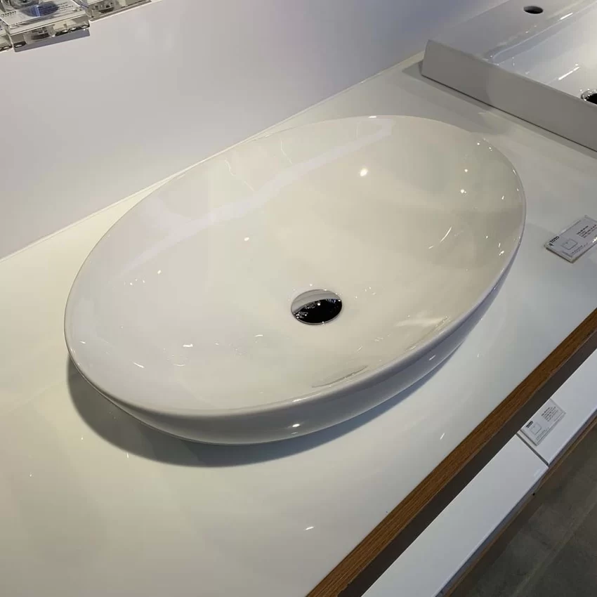 Chậu rửa lavabo đặt bàn TOTO LT1705 7 Chậu rửa lavabo đặt bàn TOTO LT1705