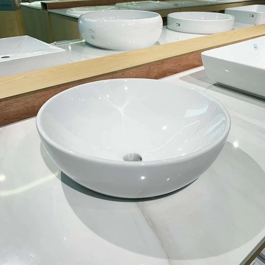 Chậu rửa lavabo TOTO LT1706 Chi tiết thiết kế của chậu rửa lavabo TOTO LT1706