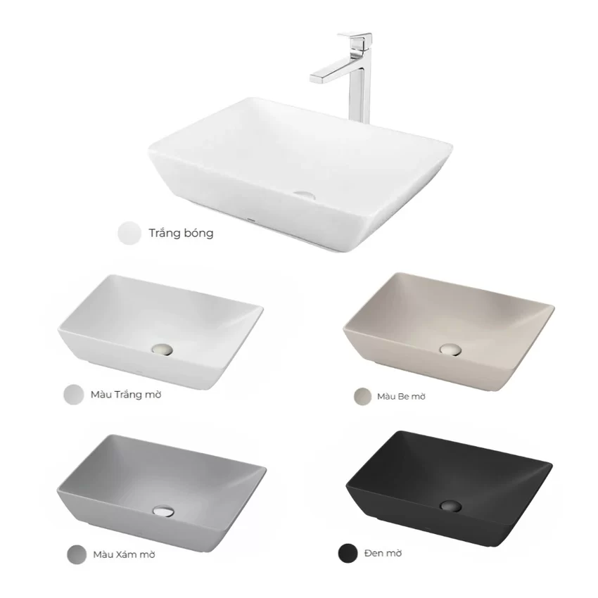 Chậu rửa lavabo đặt bàn TOTO LT1735 5 Chậu rửa lavabo đặt bàn TOTO LT1735
