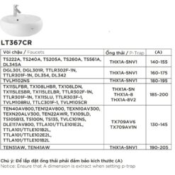 Chậu rửa lavabo đặt bàn TOTO LT367CR (LT367CT)