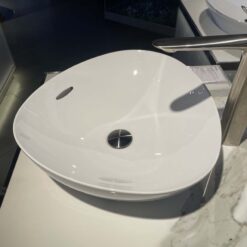 Chậu rửa lavabo đặt bàn TOTO LT4704G19 Linear Ceram (bộ thoát thải VM5D419V)