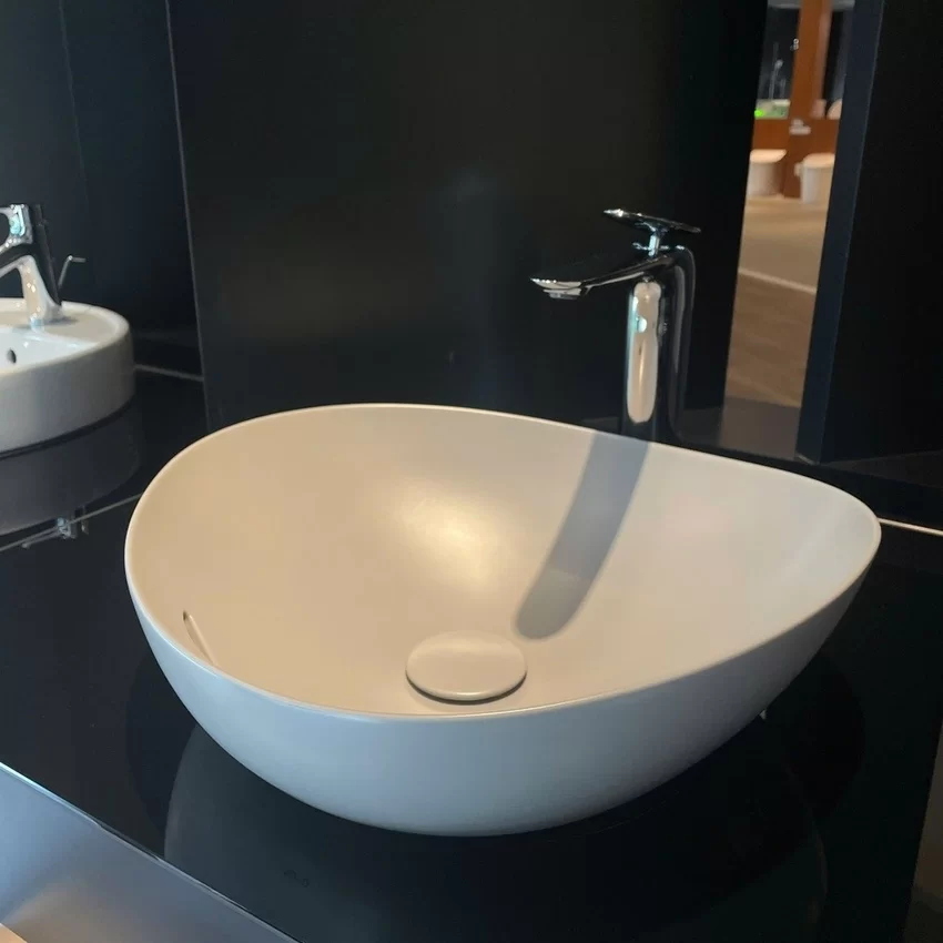 Chậu rửa lavabo đặt bàn TOTO LT4704G19 Linear Ceram (bộ thoát thải VM5D419V) 4 Chậu rửa lavabo đặt bàn TOTO LT4704G19 Linear Ceram (bộ thoát thải VM5D419V)