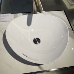 Chậu rửa lavabo đặt bàn TOTO LT4704G19 Linear Ceram (bộ thoát thải VM5D419V)