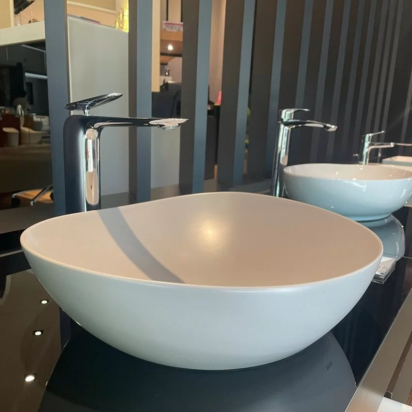 Chậu rửa lavabo đặt bàn TOTO LT4704G19 Linear Ceram (bộ thoát thải VM5D419V) 14 Chậu rửa lavabo đặt bàn TOTO LT4704G19 Linear Ceram (bộ thoát thải VM5D419V)