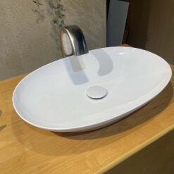 Chậu rửa lavabo đặt bàn TOTO LT4706 (Linear Ceram siêu mỏng 4mm)