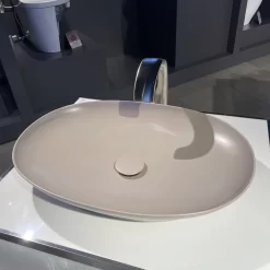 Chậu rửa lavabo đặt bàn TOTO LT4706 (Linear Ceram siêu mỏng 4mm)
