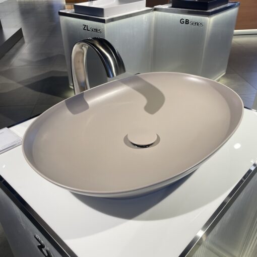 Chậu rửa lavabo đặt bàn TOTO LT4706 (Linear Ceram siêu mỏng 4mm)
