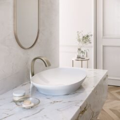 Chậu rửa lavabo đặt bàn TOTO LT4706 (Linear Ceram siêu mỏng 4mm)