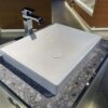 Chậu rửa lavabo đặt bàn TOTO LT4715G17 Linear Ceram (bộ thoát thải VM5D417V)