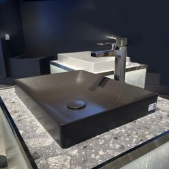 Chậu rửa lavabo đặt bàn TOTO LT4715G17 Linear Ceram (bộ thoát thải VM5D417V)