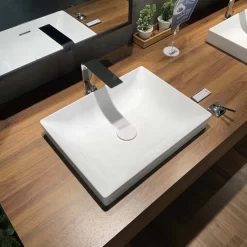 Chậu rửa lavabo đặt bàn TOTO LT4715G17 Linear Ceram (bộ thoát thải VM5D417V) 26 Chậu rửa lavabo đặt bàn TOTO LT4715G17 Linear Ceram (bộ thoát thải VM5D417V)
