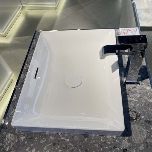 Chậu rửa lavabo đặt bàn TOTO LT4715G19 Linear Ceram (bộ thoát thải VM5D419V)