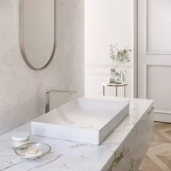 Chậu rửa lavabo đặt bàn TOTO LT4716G17 Linear Ceram siêu mỏng (bộ thoát thải VM5D417V) 25 Chậu rửa lavabo đặt bàn TOTO LT4716G17 Linear Ceram siêu mỏng (bộ thoát thải VM5D417V)