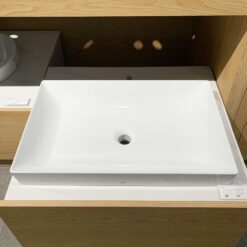 Chậu rửa lavabo đặt bàn TOTO LT4716G19 Linear Ceram (bộ thoát thải VM5D419V)