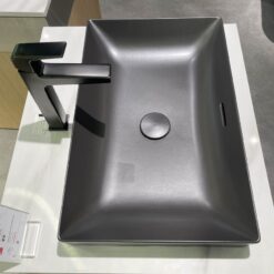 Chậu rửa lavabo đặt bàn TOTO LT4716G19 Linear Ceram (bộ thoát thải VM5D419V)