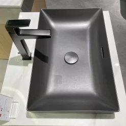 Chậu rửa lavabo đặt bàn TOTO LT4716G19 Linear Ceram (bộ thoát thải VM5D419V) 25 Chậu rửa lavabo đặt bàn TOTO LT4716G19 Linear Ceram (bộ thoát thải VM5D419V)